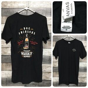 Bella Canvas Doc Swinsons Whiskey T Shirt Men’s M Black Short Sleeve Soft